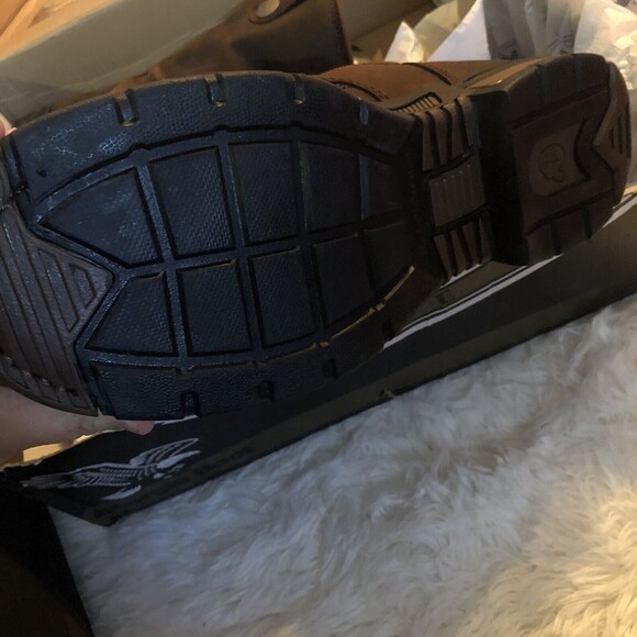 New Georgia Boot size 10.5W Men’s Brown Wellington Working Boots - Picture 3 of 7